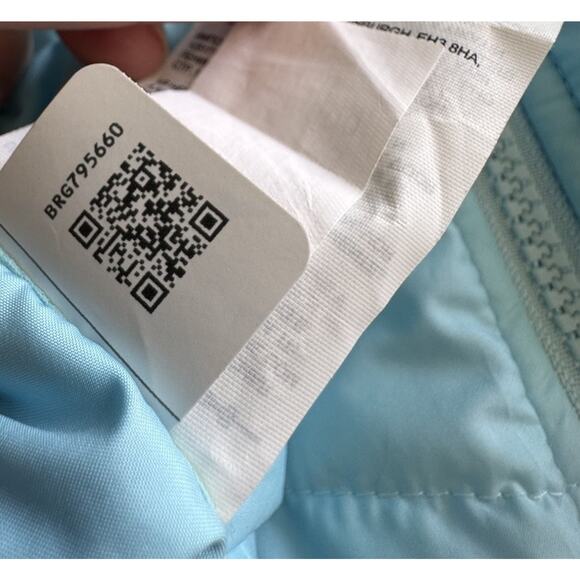 North Face Baby Reversible Perrito Hooded Jacket, Blue, 12- 18 months NWOT - Picture 7 of 10